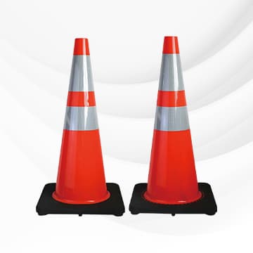 Single Color Traffic Cones