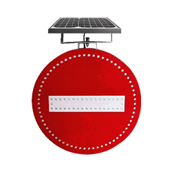 UK-STS-F001 Solar Traffic Sign