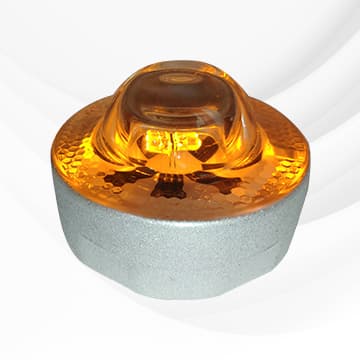 Glass Solar road stud light