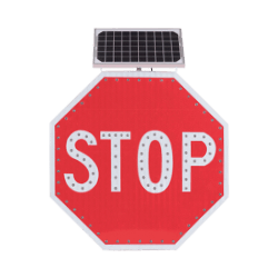 solar traffic sign