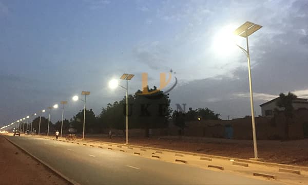 solar powered LED street lights