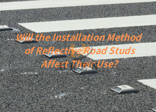 installtion method of reflective road studs