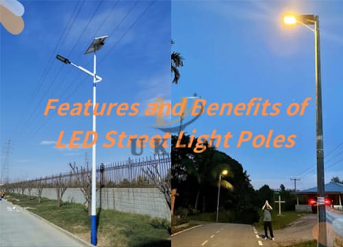 led street light pole