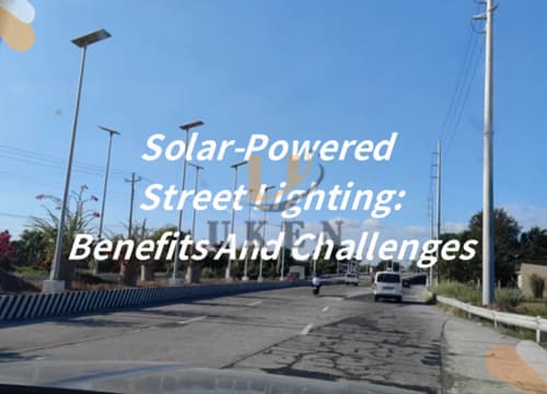 solar powered street lighting