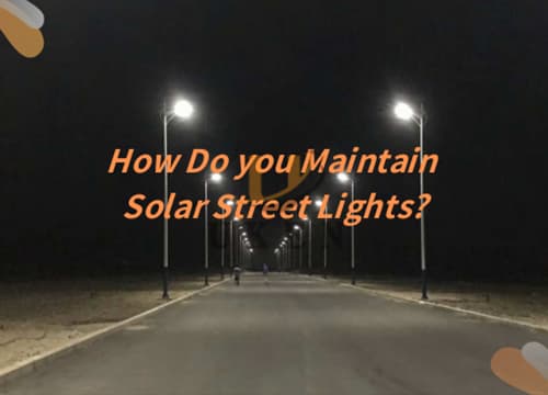 Solar Street Light Maintenance