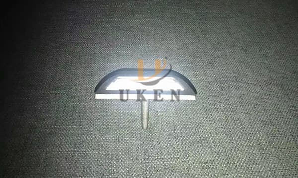 Aluminum reflective pavement stud